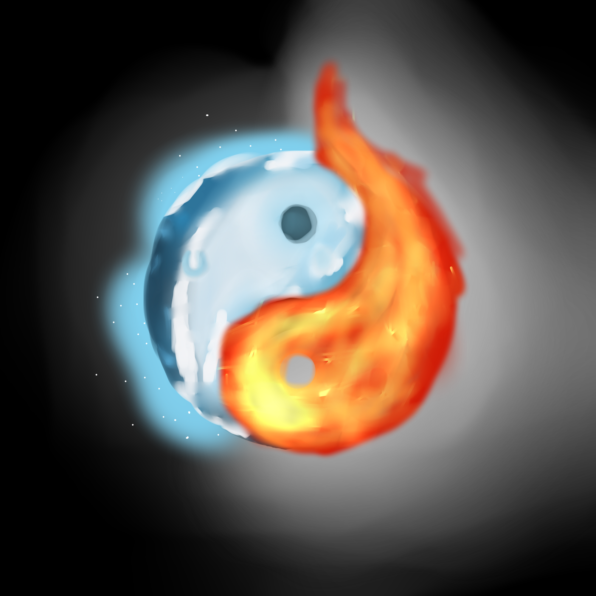 Fire And Ice Yin Yang By 13crazygir On Deviantart Fire And Ice Yin Yang By 13crazygir On Deviantart