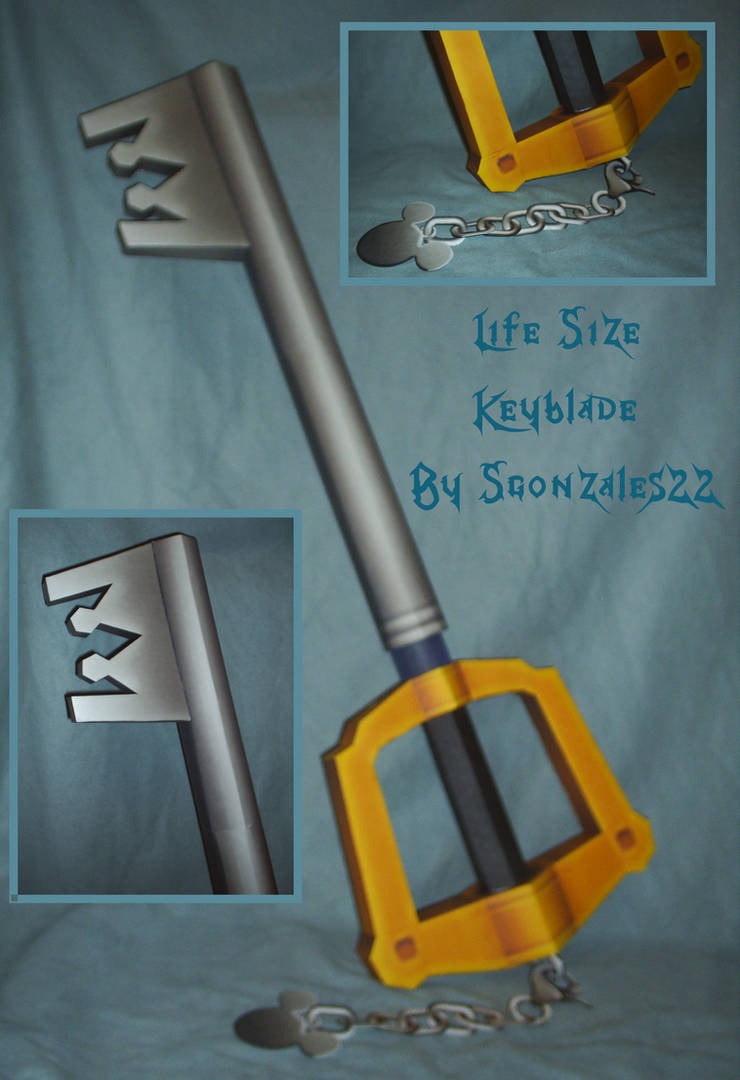 Life Size Keyblade by sgonzales22 on DeviantArt
