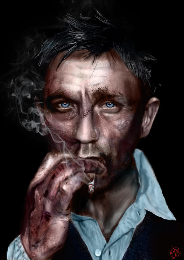 daniel craig smoking cigarette We could have had a bond The first and the last