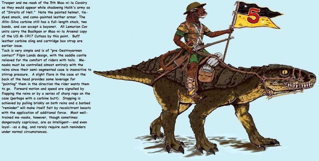 Fifth Maa-ni-la Cavalry Trooper by Taylor Anderson by Pokermind