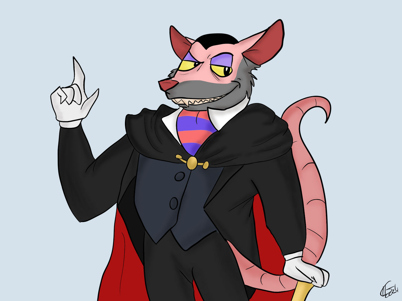 Professor ratigan by ScorpioBlitz on DeviantArt