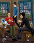 Spellock (Spock, Sheldon, Sherlock) by MellodyDoll