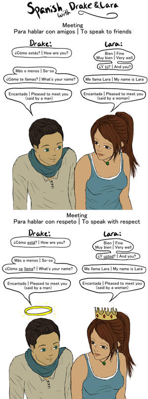 Learning Spanish with Drake and Lara: Meeting