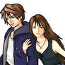 Casual Squall and Rinoa