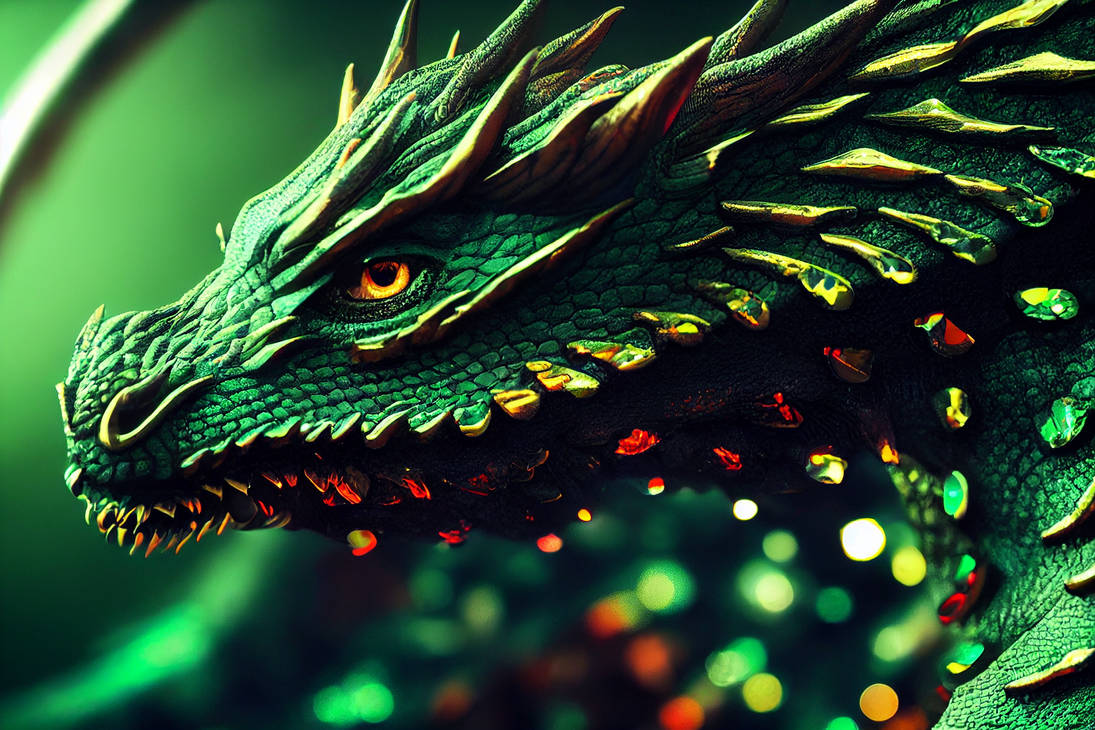 Green Scaled Dragon by drninoart on DeviantArt