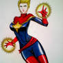Mrs Marvel new uniform (as Cap Marvel)