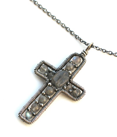 mum's labradorite cross