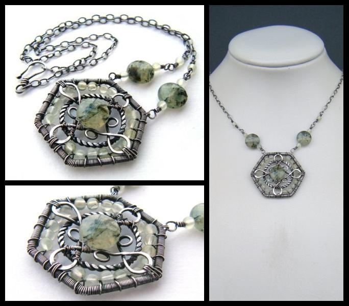 green garnet necklace