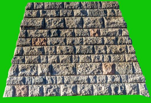 Stone Wall Stock Pyramid shape