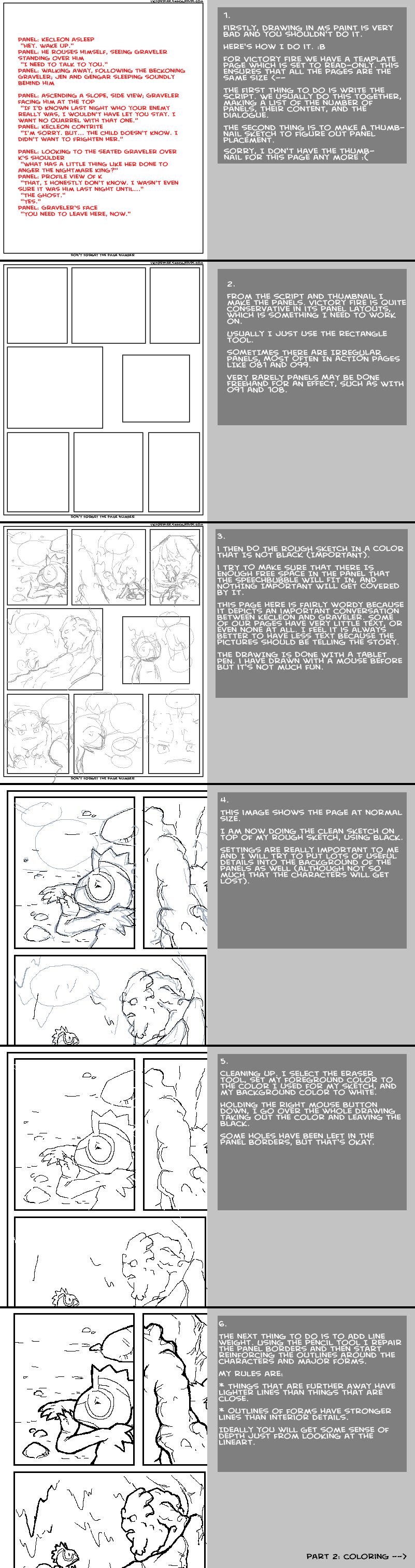 Victory Fire Process 1: Drawing with MS Paint