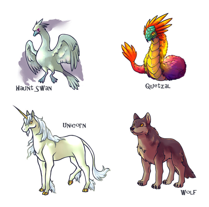 Life Engine Creatures's Creatures sheet 2 by sulfurbunny on DeviantArt
