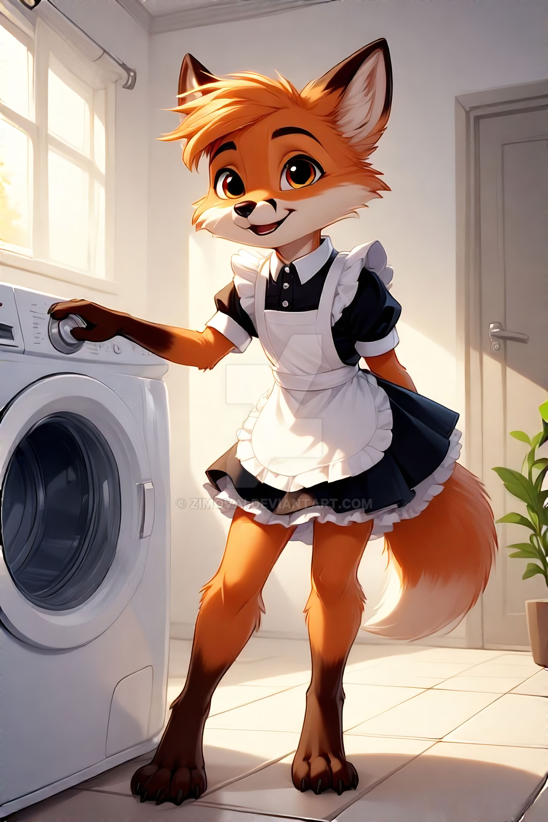 Deviantart Foxa Fox by ZimovAI on DeviantArt