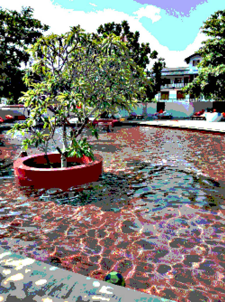 Red swimming pool by Bombardier0 on DeviantArt