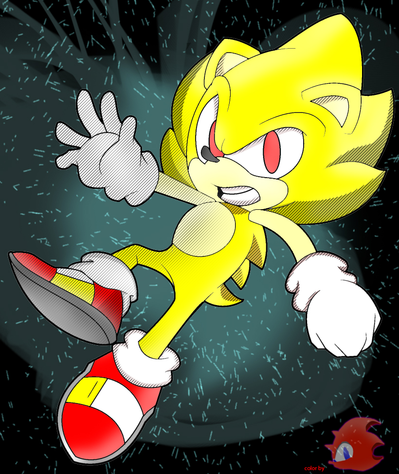 super sonic coloring page by FIRE2MEXAT on DeviantArt