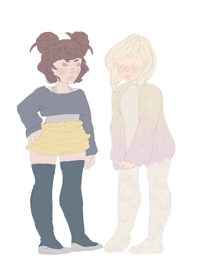 Just my OC twins by bluetaytaysan12 on DeviantArt