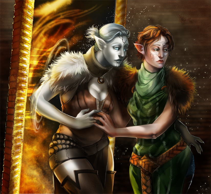 Merrill, femMahariel. Dragon Age.