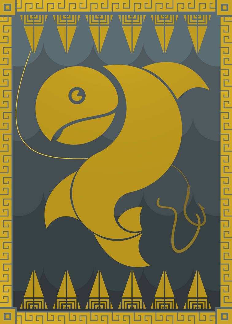 Reef worm MTG token - Fish by Fulminero on DeviantArt