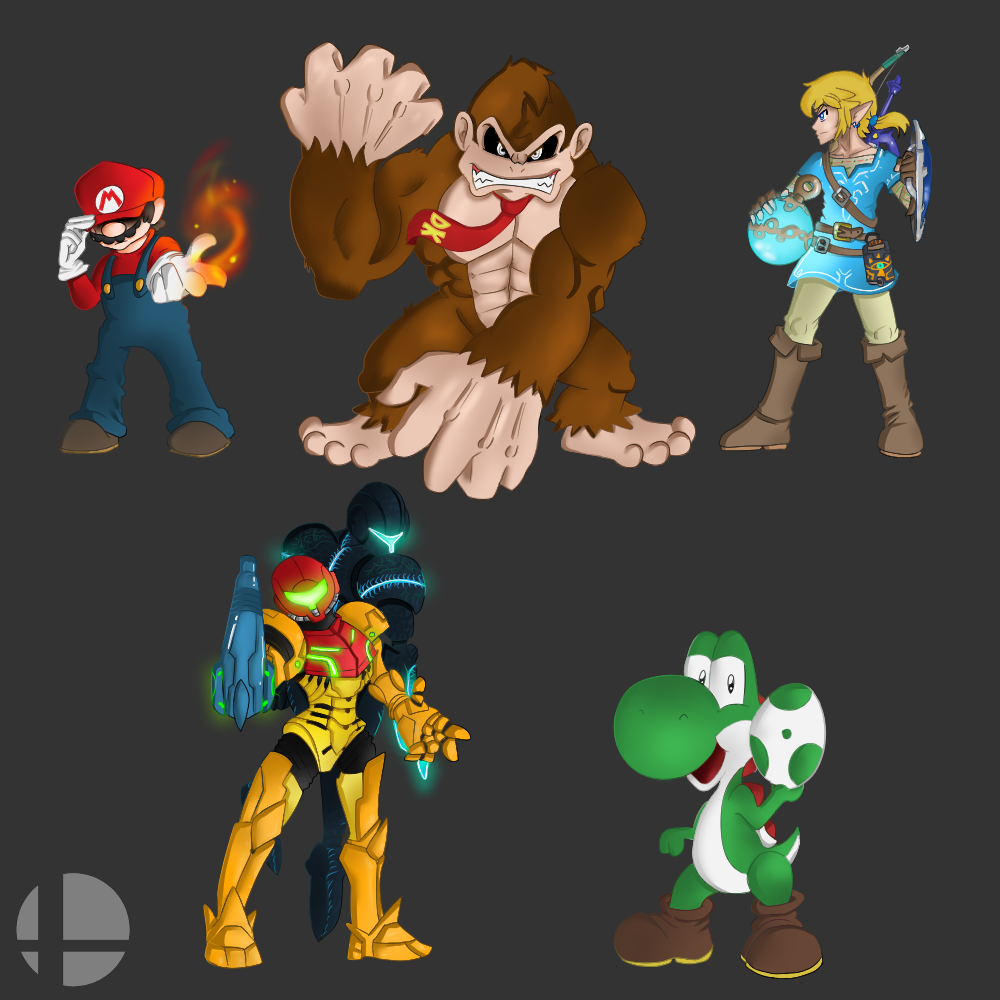 Ssbu Roster Deviantart Ssbu Character list 1 by SahyrMangaka on DeviantArt