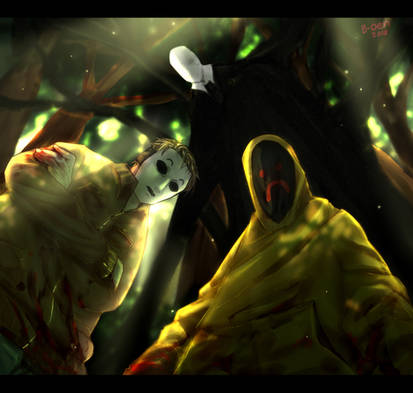 Slenderman Masky And Hoodie