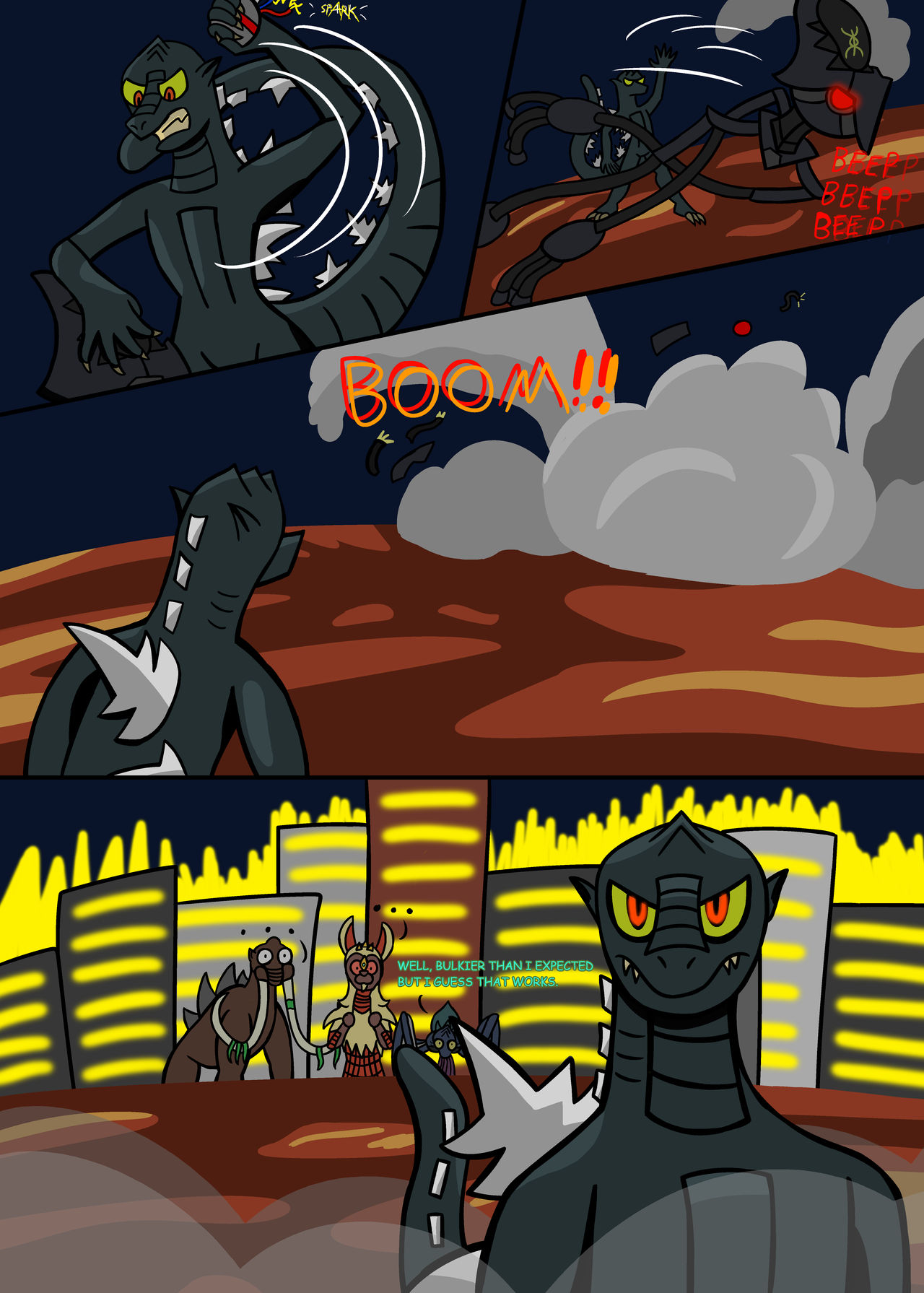 Godzilla Chapter Godzilla Galaxy Of Monsters - Chapter 1 Page 20 by Mothost on DeviantArt