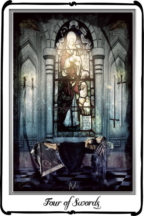 Tarot- Four of swords