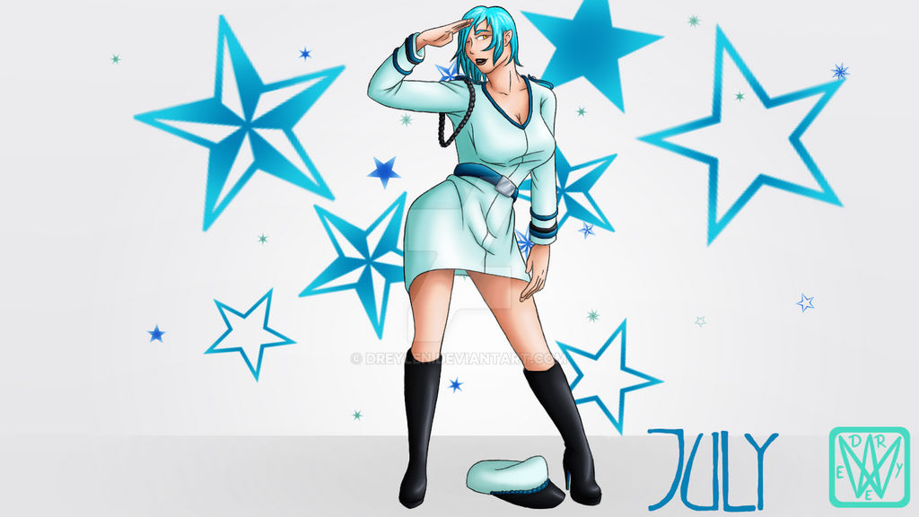 Gaia commision 2 July of SFW calendar by Dreylen on DeviantArt