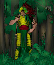 Lady Anaconda (with background)