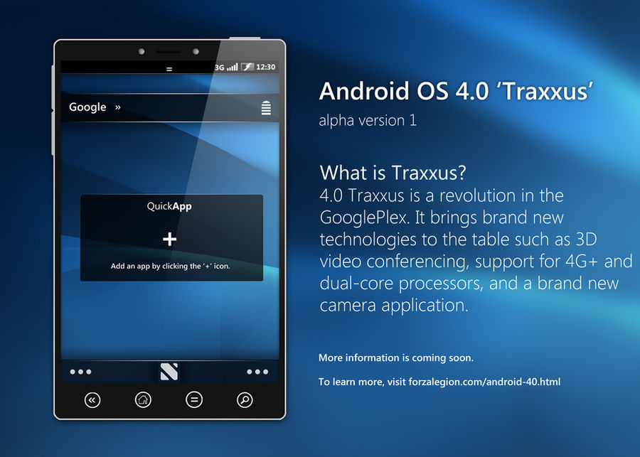 Android OS 4.0 Traxxus