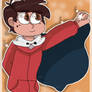 whats with Marco's cape?