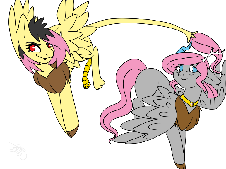 mlp next gen: Ash and Buttercup