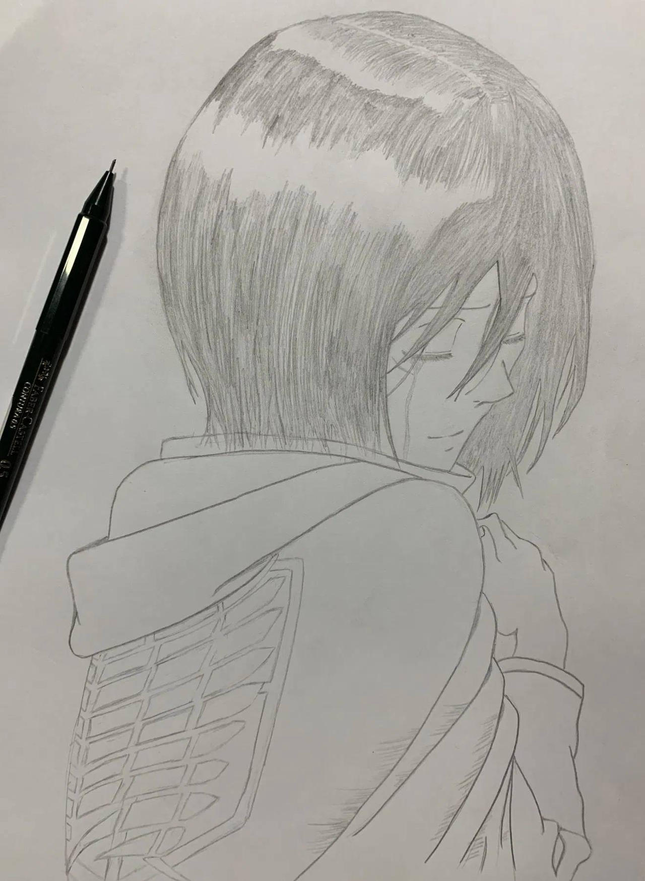 Mikasa From Attack on titan - Anime drawing pencil by rami-blog on DeviantArt Mikasa From Attack on titan - Anime drawing pencil by rami-blog on DeviantArt