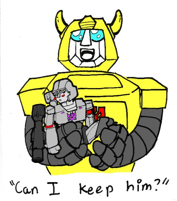 Bumblebee has a new pet