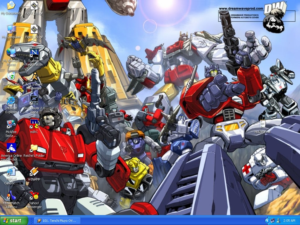 Desktop - The Autobots pose