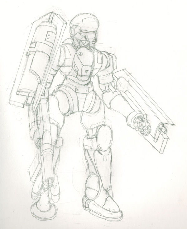 Random Mech basic by ApprenticeArtifexW on DeviantArt