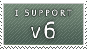 I Support v6 Stamp