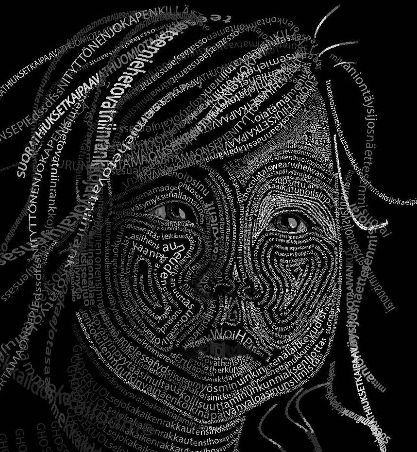 Typographic Girl - Progress by NoRuLLa