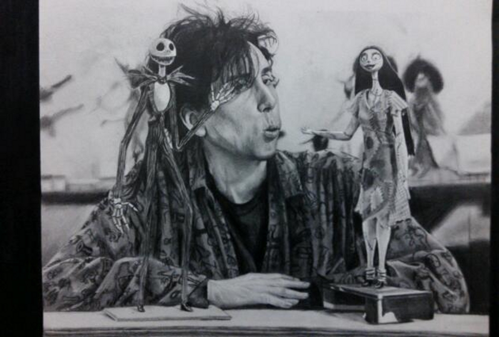 Old drawings: Tim Burton by NoRuLLa