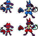 Vampiric Riolu + Lucario