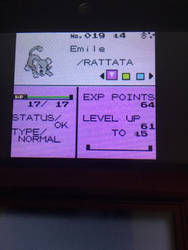 Shiny Rattata in VC Crystal