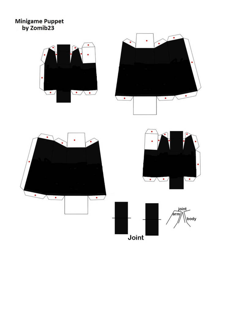 FNAF 6 Minigame Puppet Papercraft P2 by Zomib23 on DeviantArt