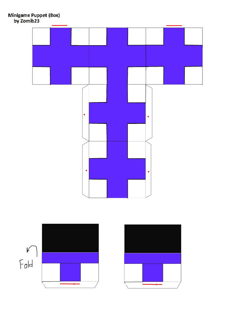 FNAF 6 Minigame Puppet Papercraft P3 (Box) by Zomib23 on DeviantArt