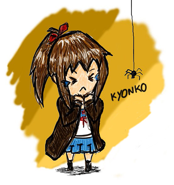 Kyonko - scared chibi