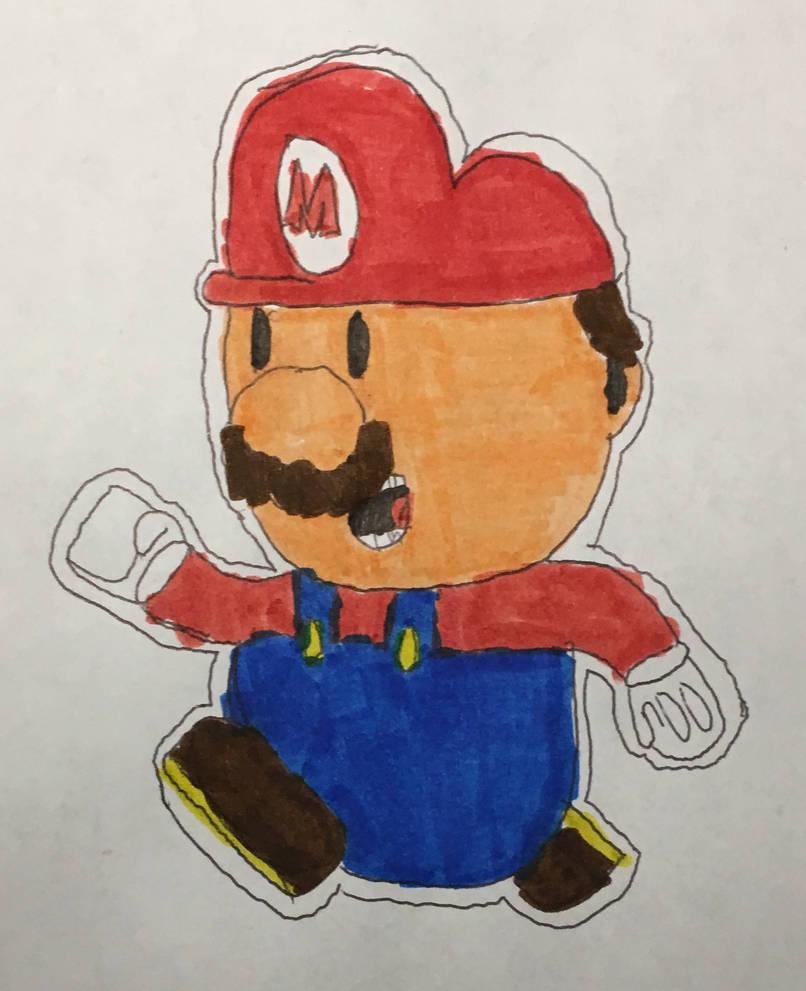 (Super Mario Bros.) Paper Mario by SonicEXE6666 on DeviantArt