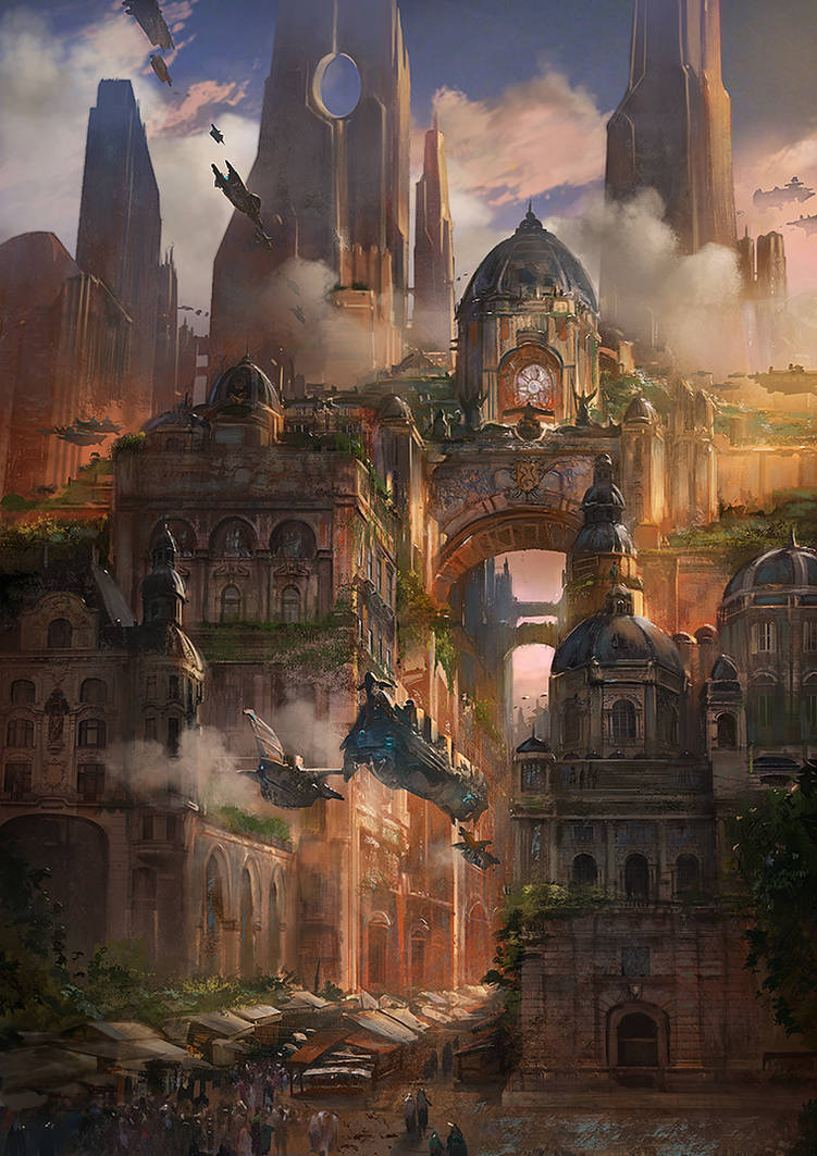 Osmadth - Bancur City Main Street by flaviobolla