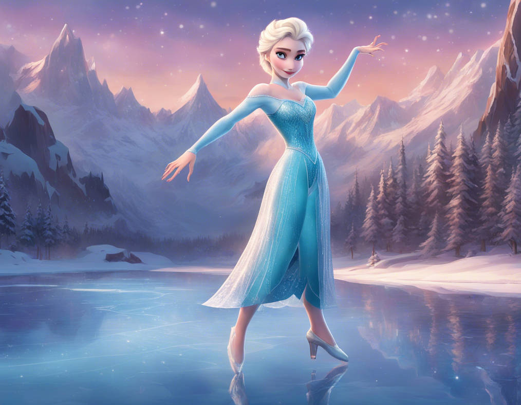 Elsa Struts Elsa is showing the soles of her foot in heels by contrens on DeviantArt