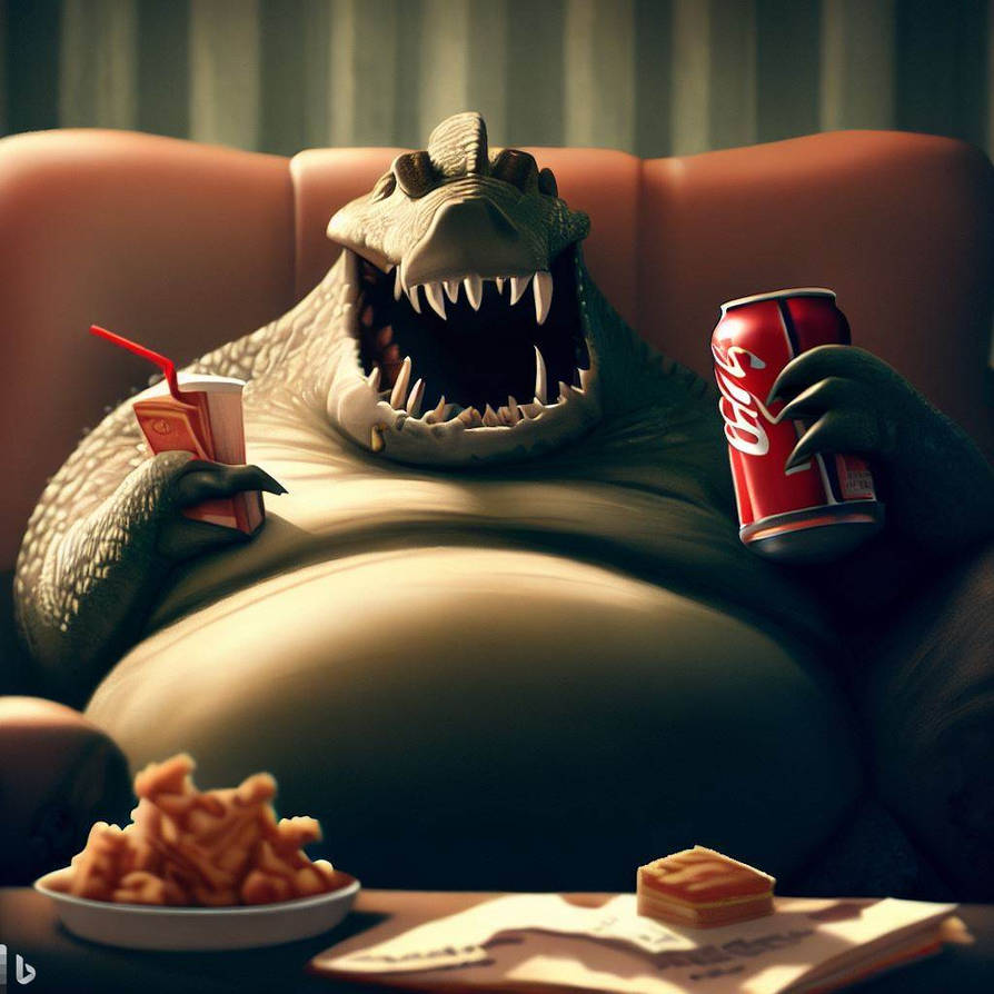 T rex being lazy by ld345 on DeviantArt