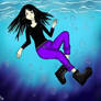 Violet Parr in the sea