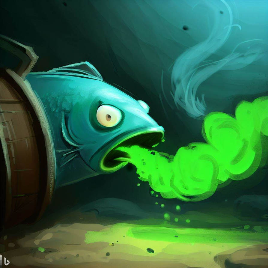 Fish breathing poison by ld345 on DeviantArt