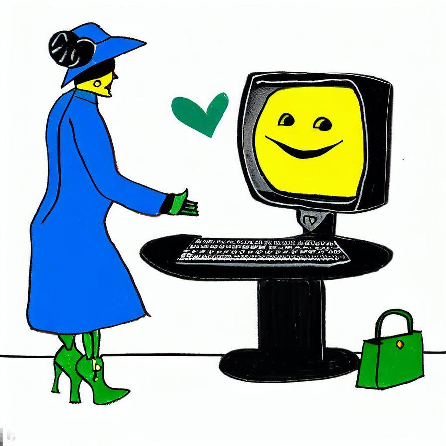 Woman and computer (13) by ld345 on DeviantArt