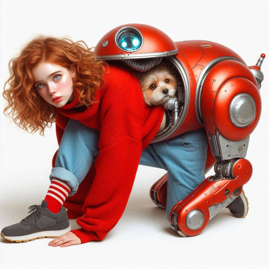 Sabine Robotization Deviantart Sabine inside robot dog 18 by ld345 on DeviantArt